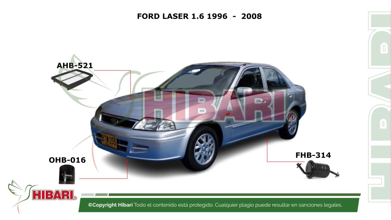 En este momento estás viendo FORD LASER 1.6 1996  –  2008